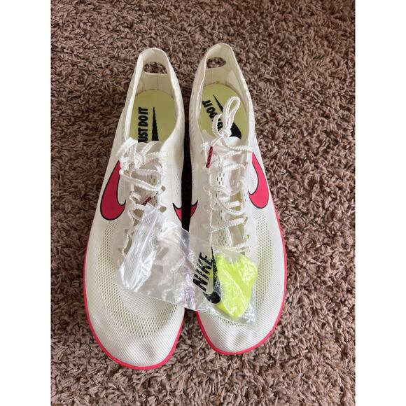 NIKE Zoom X Dragonfly Track Spikes White Pink Blast men's 14 NEW - Picture 10 of 10